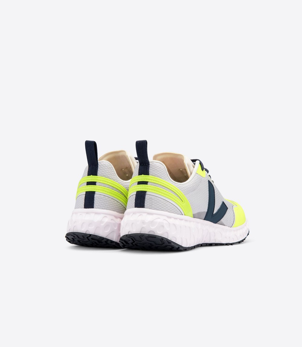 Veja Sneakers Mens - Condor Mesh - Grey/Green/Black - 9538FIOZY